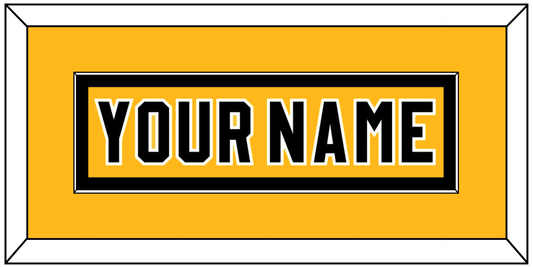 Pittsburgh Nameplate - Alternate Gold (1980-1981) - Essential Tier 2
