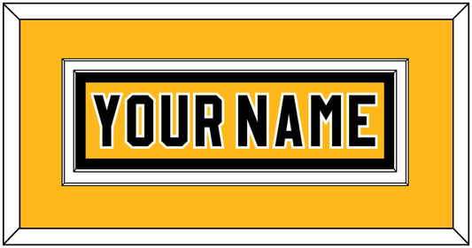 Pittsburgh Nameplate - Alternate Gold (1980-1981) - Signature Tier 2