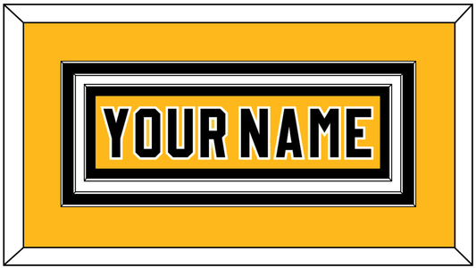 Pittsburgh Nameplate - Alternate Gold (1980-1981) - Premier Tier 1