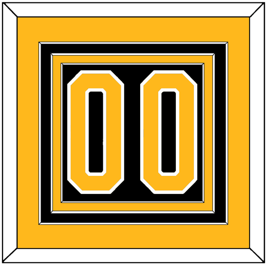 Pittsburgh Number (Back) - Road Black (1980-1981) - Premier Tier 3