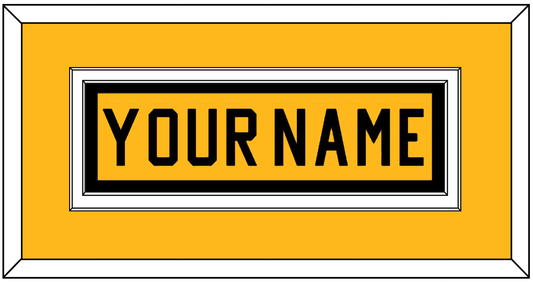 Pittsburgh Nameplate - Alternate Gold (1981-1983) - Signature Tier 2