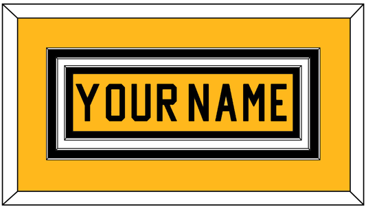 Pittsburgh Nameplate - Home Gold (1983-1984) - Premier Tier 2