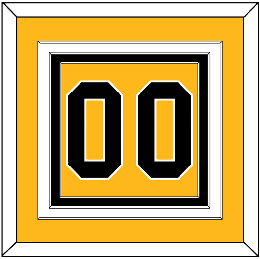 Pittsburgh Number (Back) - Alternate Gold (1981-1983) - Premier Tier 2