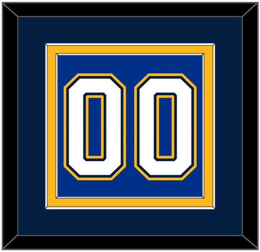 St. Louis Number (Back) - Alternate Blue - Signature Tier 4