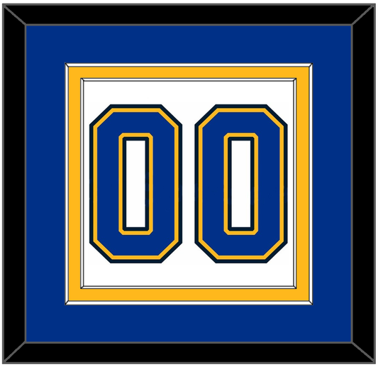 St. Louis Number (Back) - Road White (2017-2025) - Signature Tier 3
