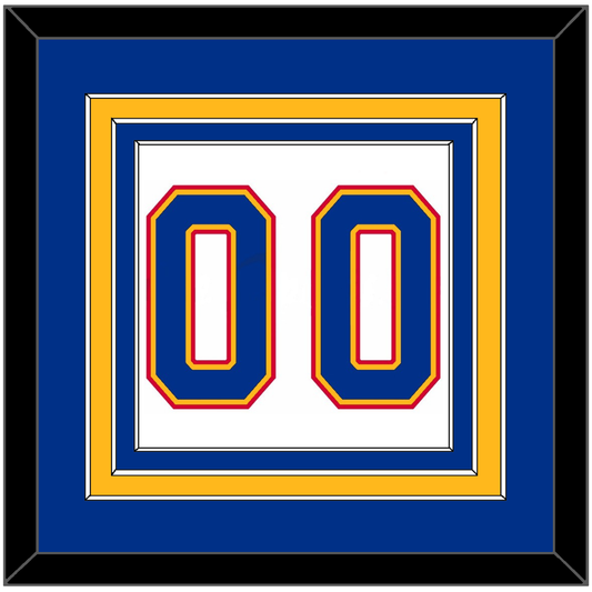 St. Louis Number (Back) - Home White (1992-1995) - Premier Tier 3