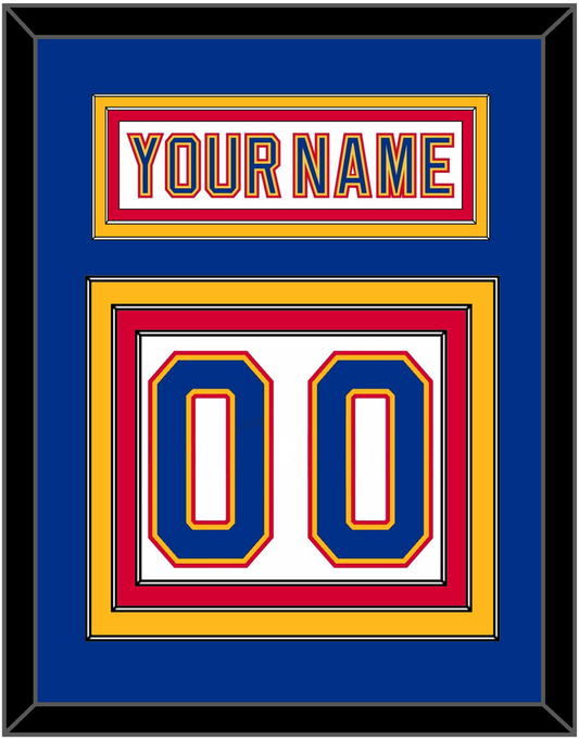 St. Louis Nameplate & Number (Back) - Home White (1992-1995) - Premier Tier 2
