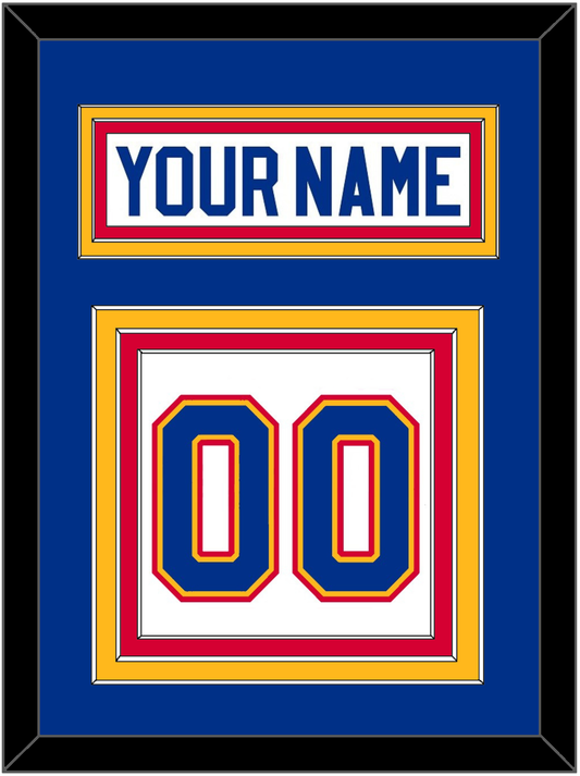 St. Louis Nameplate & Number (Back) - Home White (1985-1987) - Premier Tier 2