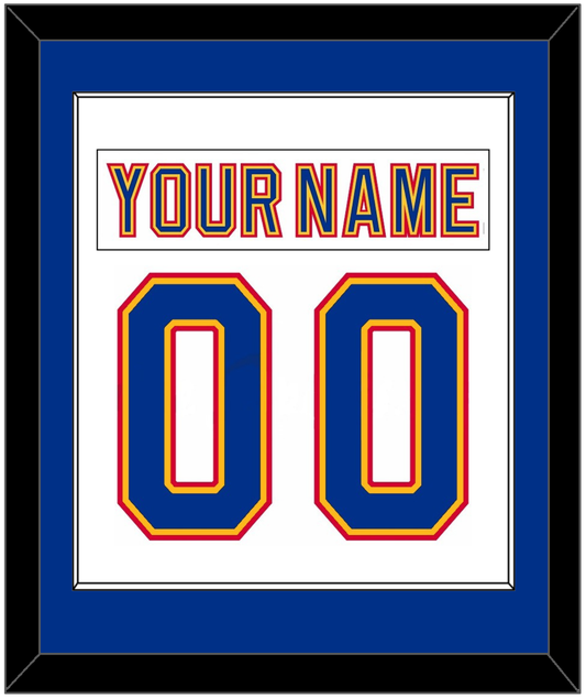 St. Louis Nameplate & Number (Back) Combined - Home White (1992-1995) - Essential Tier 1