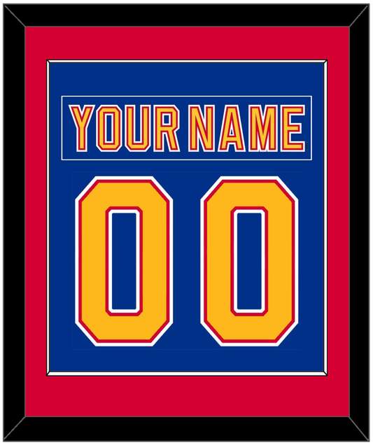 St. Louis Nameplate & Number (Back) Combined - Road Blue (1992-1995) - Essential Tier 3