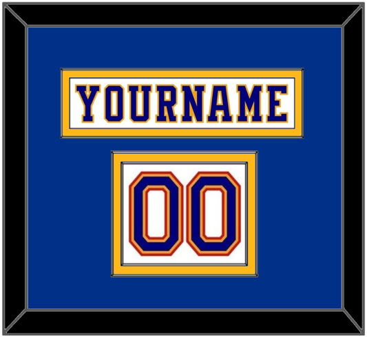 St. Louis Nameplate & Number (Shoulder) - Home White (1984-1985) - Signature Tier 2