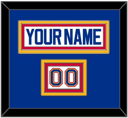 St. Louis Nameplate & Number (Shoulder) - Home White (1987-1992) - Premier Tier 2