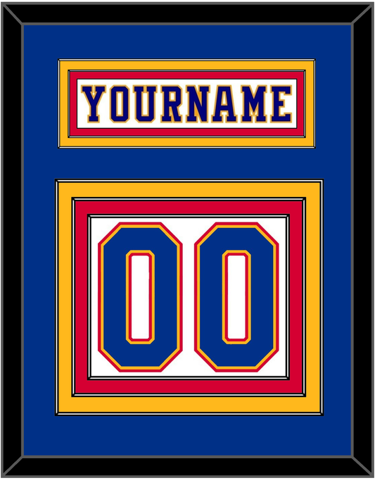 St. Louis Nameplate & Number (Back) - Home White (1984-1985) - Premier Tier 2