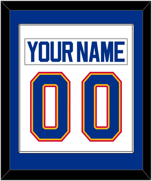 St. Louis Nameplate & Number (Back) Combined - Home White (1987-1992) - Essential Tier 1
