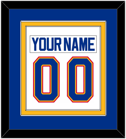 St. Louis Nameplate & Number (Back) Combined - Home White (1987-1992) - Signature Tier 1 (Copy)