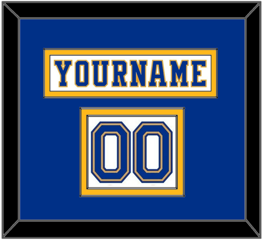 St. Louis Nameplate & Number (Shoulder) - Home White (1974-1984) - Signature Tier 2