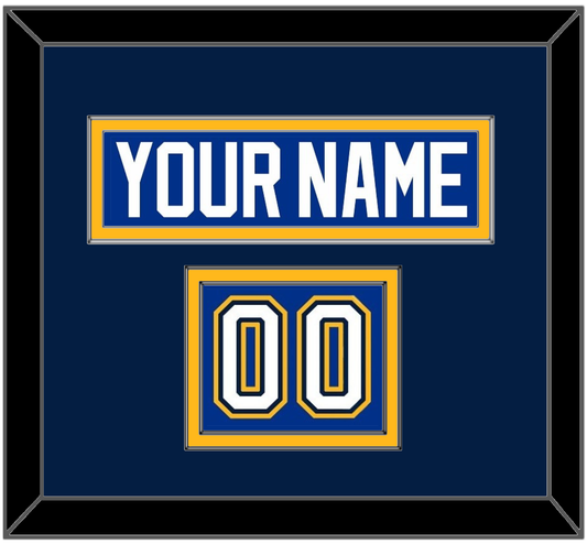 St. Louis Nameplate & Number (Shoulder) - Alternate Blue - Signature Tier 3