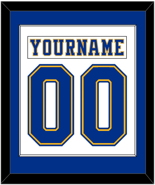 St. Louis Nameplate & Number (Back) Combined - Home White (1974-1984) - Essential Tier 1