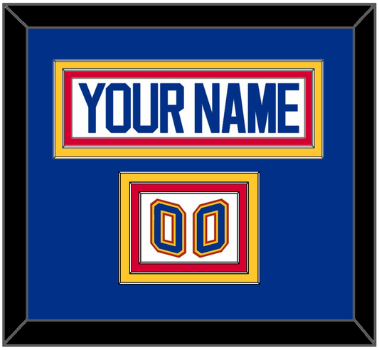 St. Louis Nameplate & Number (Shoulder) - Home White (1995-1998) - Premier Tier 2