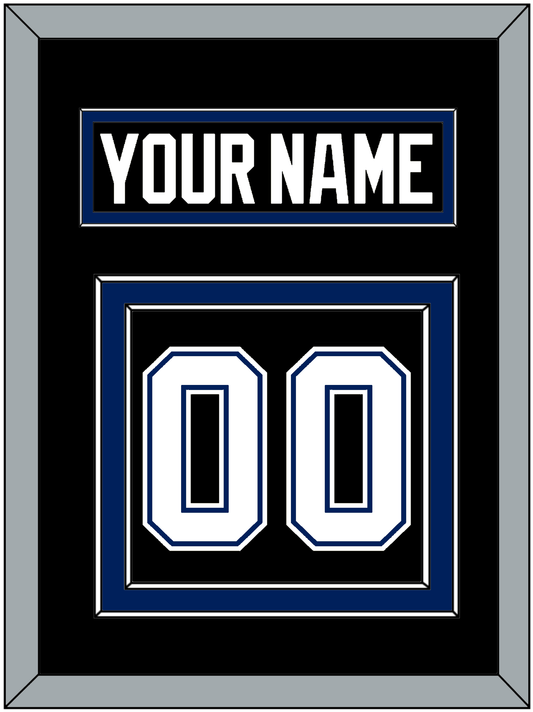 Tampa Bay Nameplate & Number (Back) - Road Black (2001-2007) - Signature Tier 2