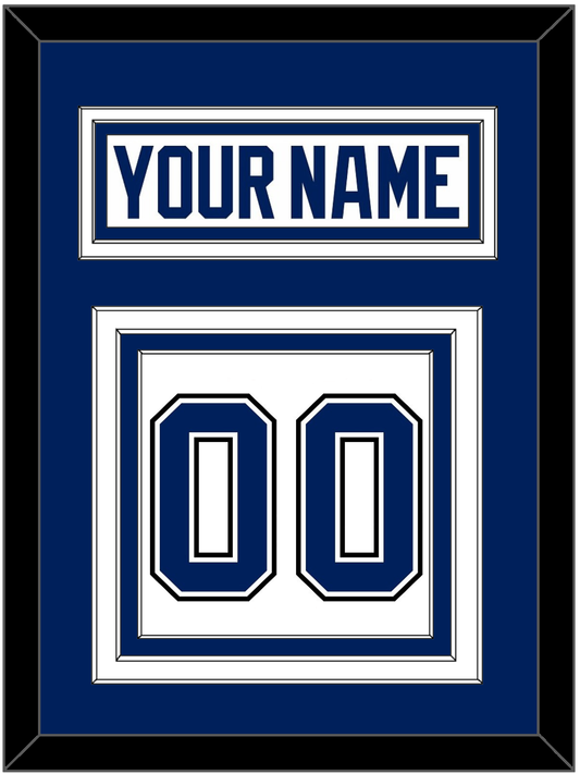 Tampa Bay Nameplate & Number (Back) - Road White - Premier Tier 2