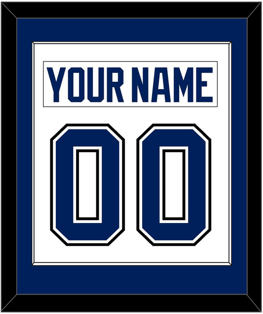 Tampa Bay Nameplate & Number (Back) Combined - Road White - Essential Tier 1