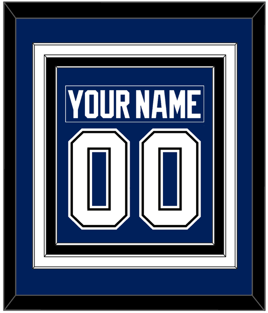 Tampa Bay Nameplate & Number (Back) Combined - Home Blue - Premier Tier 3