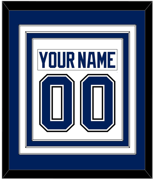Tampa Bay Nameplate & Number (Back) Combined - Road White - Premier Tier 2