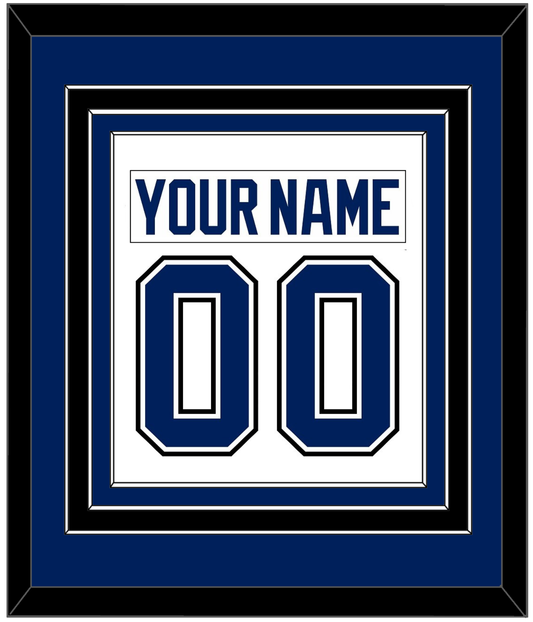 Tampa Bay Nameplate & Number (Back) Combined - Road White - Premier Tier 3