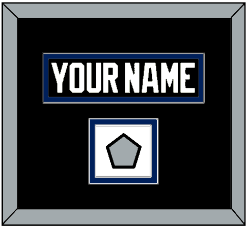 Tampa Bay Nameplate & Jersey Logo Patch - Road Black (2001-2007) - Signature Tier 2