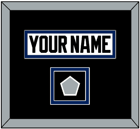 Tampa Bay Nameplate & Jersey Logo Patch - Home White (2001-2007) - Signature Tier 2