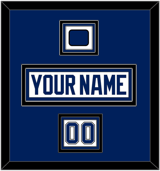 Tampa Bay Nameplate, Number (Shoulder) & Jersey Logo Patch - Road White - Premier Tier 3