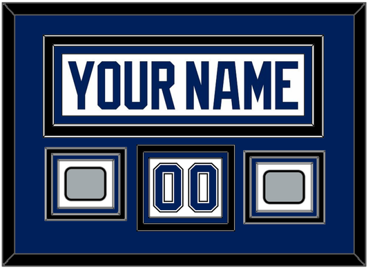Tampa Bay Nameplate & Number (Shoulder) With 2020 & 2021 Stanley Cup Finals Patches - Road White - Premier Tier 3