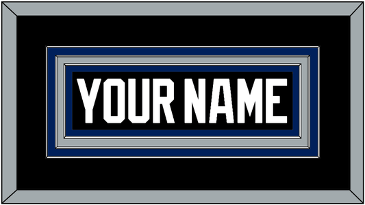 Tampa Bay Nameplate - Road Black (2001-2007) - Premier Tier 2
