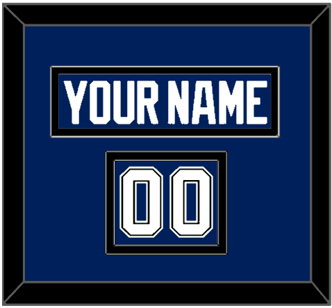 Tampa Bay Nameplate & Number (Shoulder) - Home Blue - Signature Tier 3