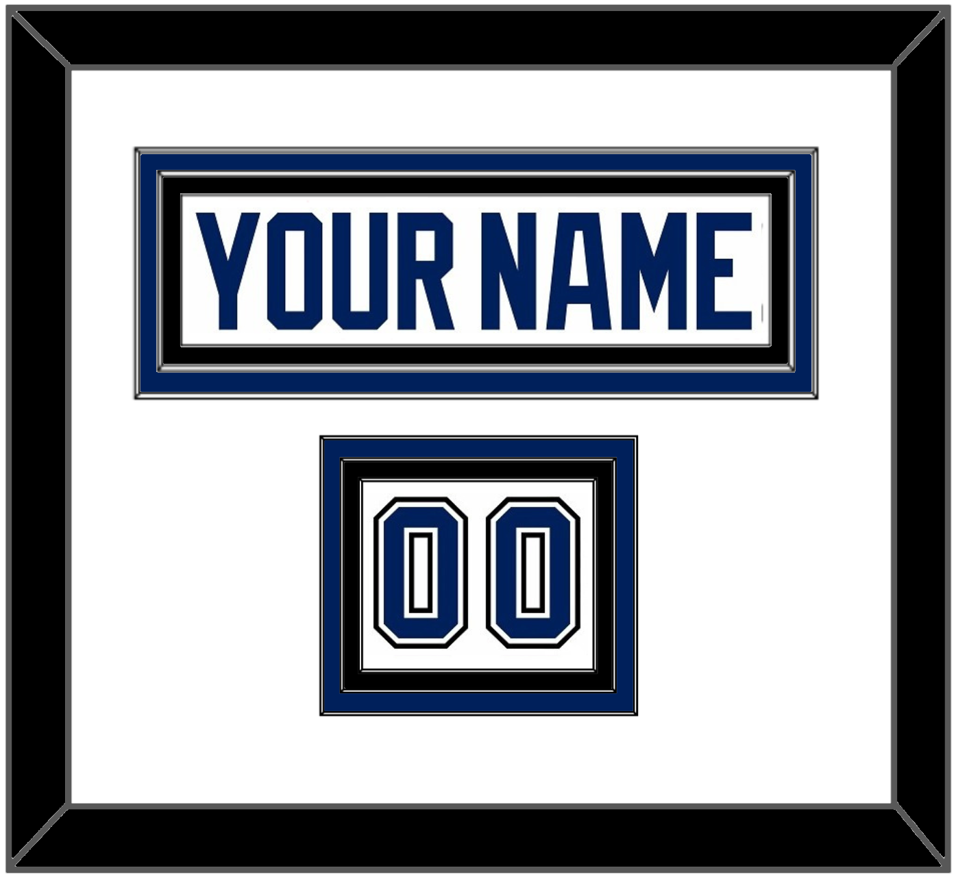Tampa Bay Nameplate & Shoulder Number