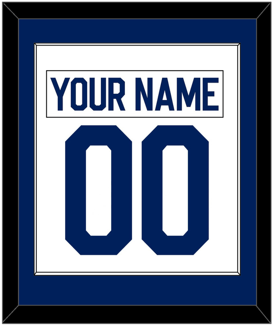 Toronto Nameplate & Number (Back) Combined - Road White - Essential Tier 1