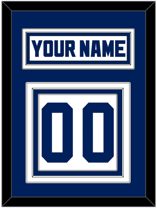 Toronto Nameplate & Number (Back) - Home White (1992-1997) - Premier Tier 1