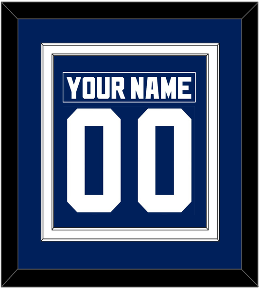 Toronto Nameplate & Number (Back) Combined - Road Blue (1992-1997) - Signature Tier 1