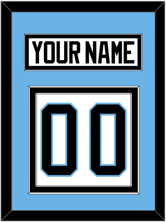 Utah Nameplate & Number (Back) - Road White (2024-2025) - Signature Tier 4