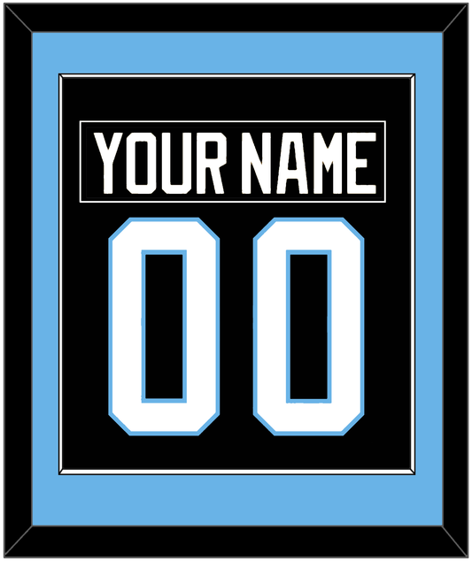 Utah Nameplate & Number (Back) Combined - Home Black (2024-2025) - Essential Tier 2