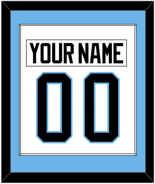 Utah Nameplate & Number (Back) Combined - Road White (2024-2025) - Essential Tier 2