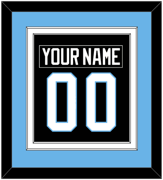 Utah Nameplate & Number (Back) Combined - Home Black (2024-2025) - Signature Tier 3