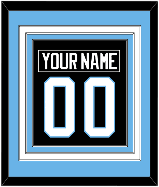 Utah Nameplate & Number (Back) Combined - Home Black (2024-2025) - Premier Tier 4