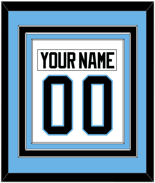 Utah Nameplate & Number (Back) Combined - Road White (2024-2025) - Premier Tier 3