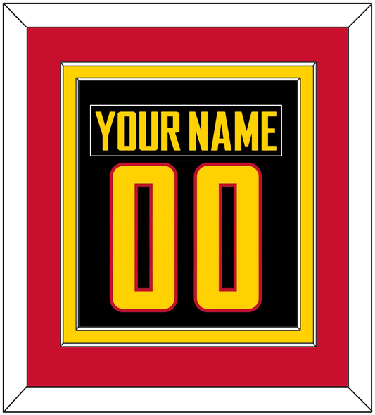 Vancouver Nameplate & Number (Back) Combined - Alternate Black - Signature Tier 4