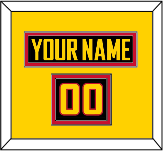 Vancouver Nameplate & Number (Shoulder) - Alternate Black - Signature Tier 3