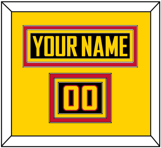 Vancouver Nameplate & Number (Shoulder) - Alternate Black - Premier Tier 3