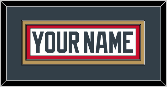 Vegas Nameplate - Road White - Signature Tier 2