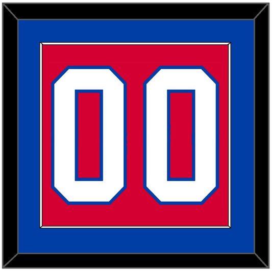 Washington Number (Back) - Alternate Red (2015-2017) - Essential Tier 2